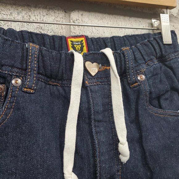Womens Human Made Denim Joggers Size Small 27" Waist - Picture 5 of 6